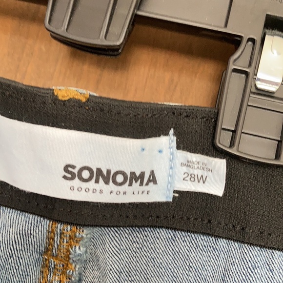 Sonoma Skinny jean no gap waistband shape retention 28W - Picture 5 of 16